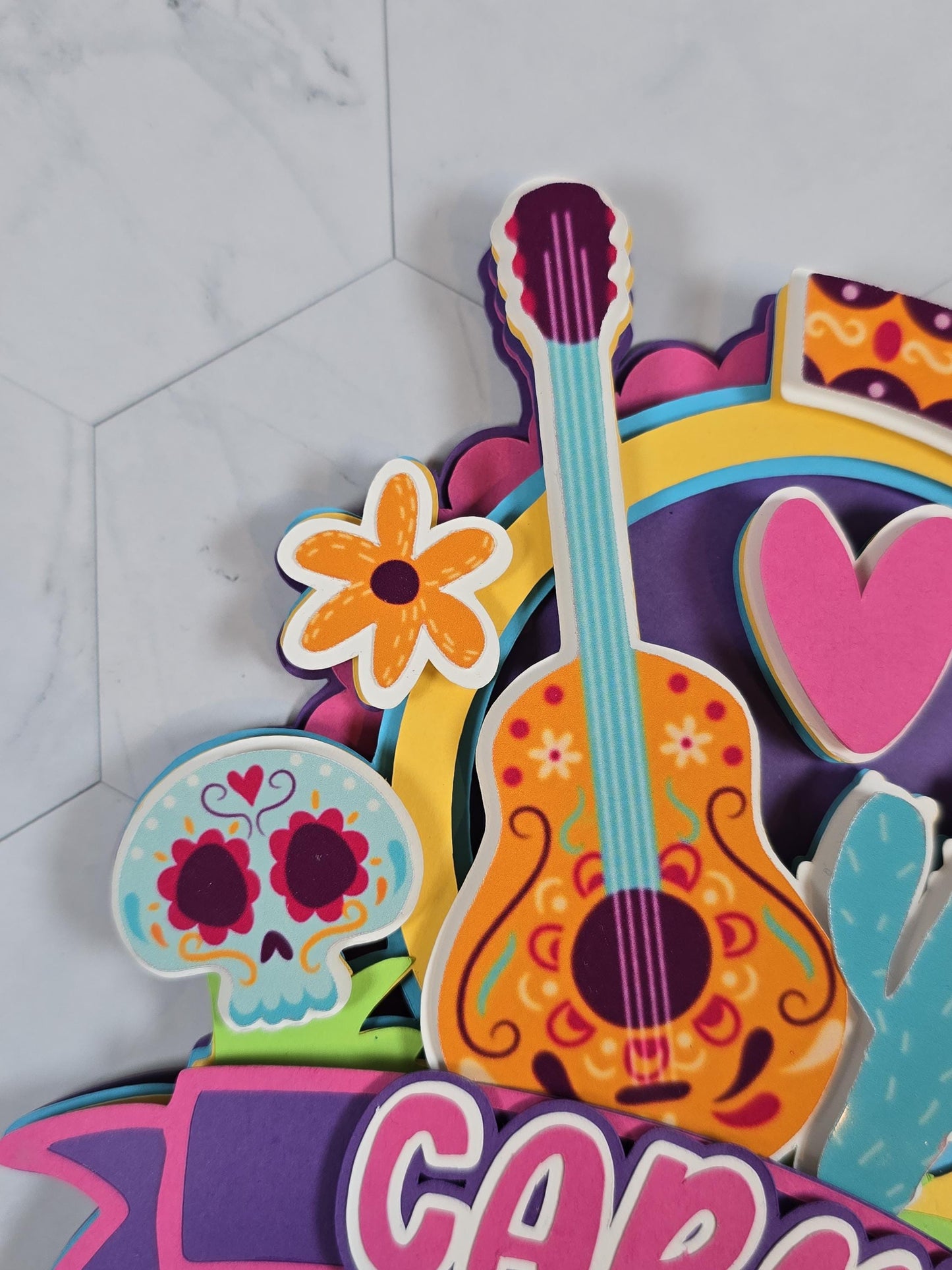 Mexican fiesta cake topper, Fiesta Cake topper,