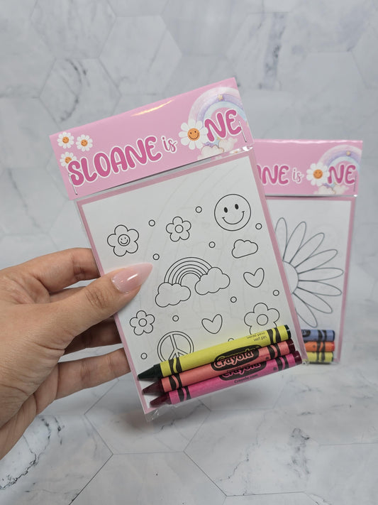 Daisy coloring books, Groovy Flowers Girly Pink coloring pages