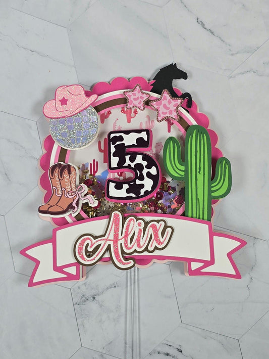 Cowgirl Cake topper, My first rodeo birthday party, Not my first rodeo cake topper, Cowgirl birthday party