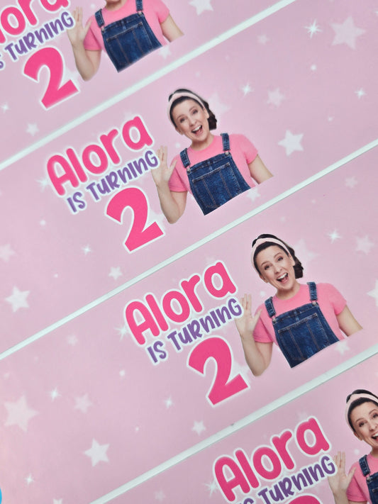 Ms Rachel Water bottle labels,Ms Rachel waterproof labels