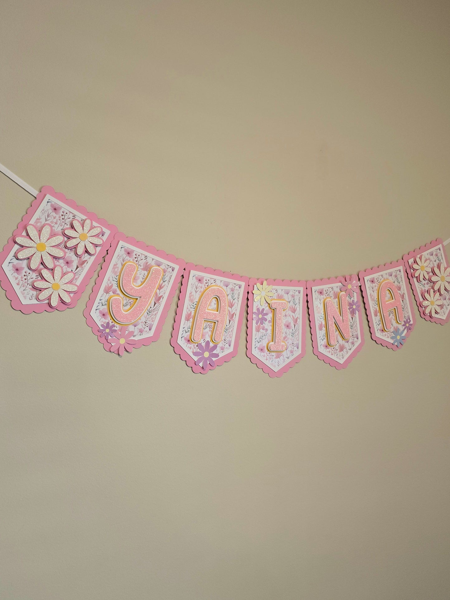 Daisies banner, Wild flowers banner, Daisy theme banner