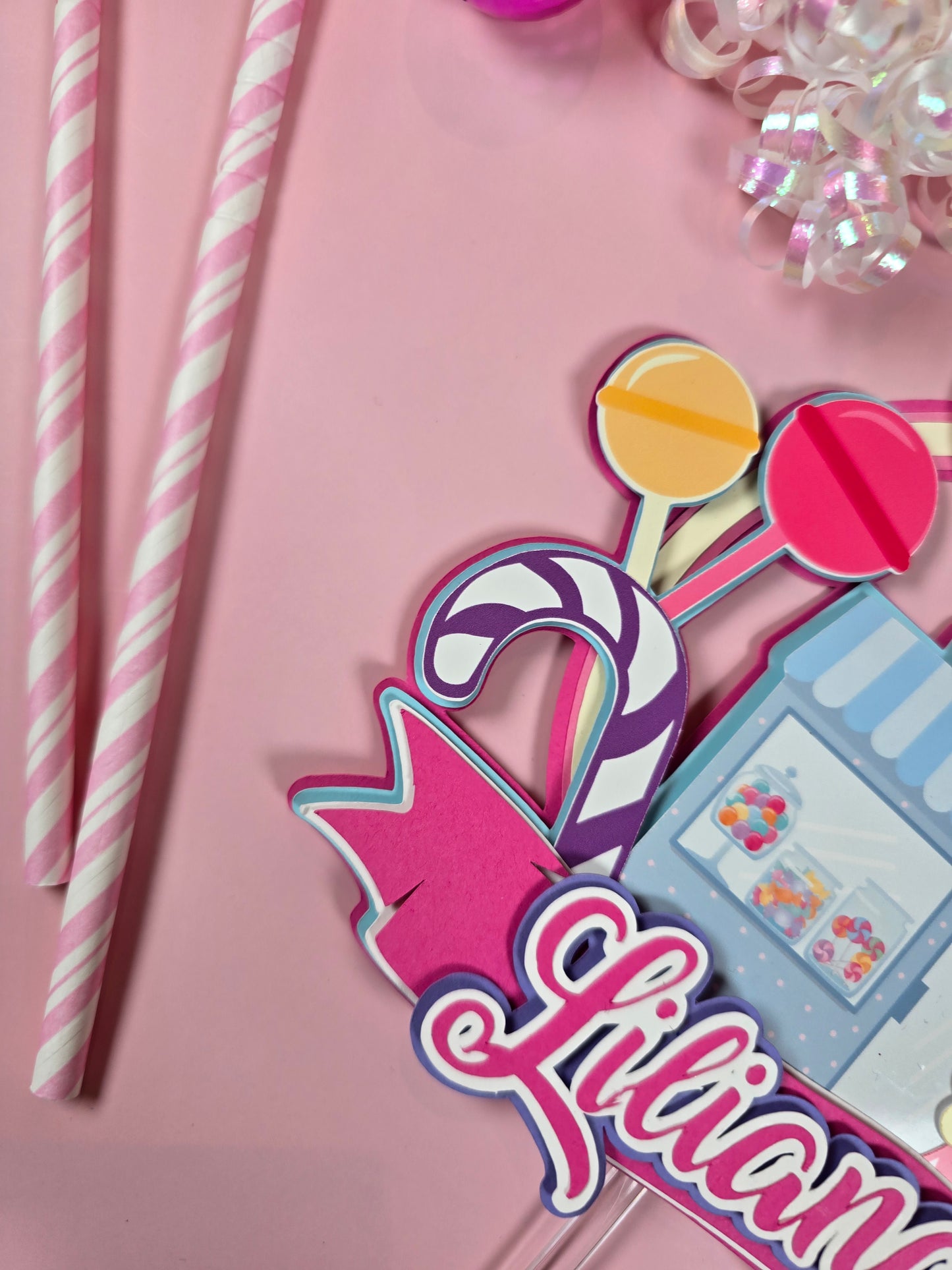 Candy land Cake topper, Candy and icecream theme party, Candyland party