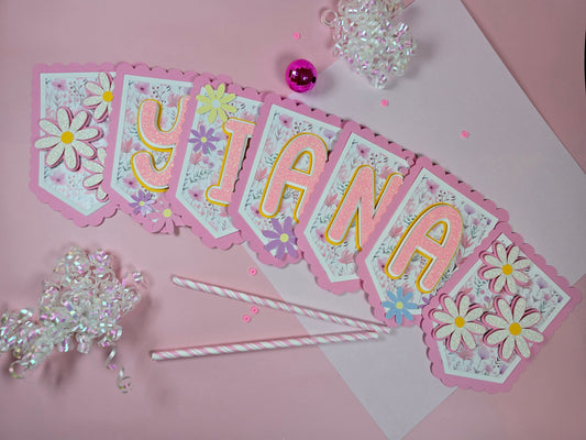 Daisies banner, Wild flowers banner, Daisy theme banner