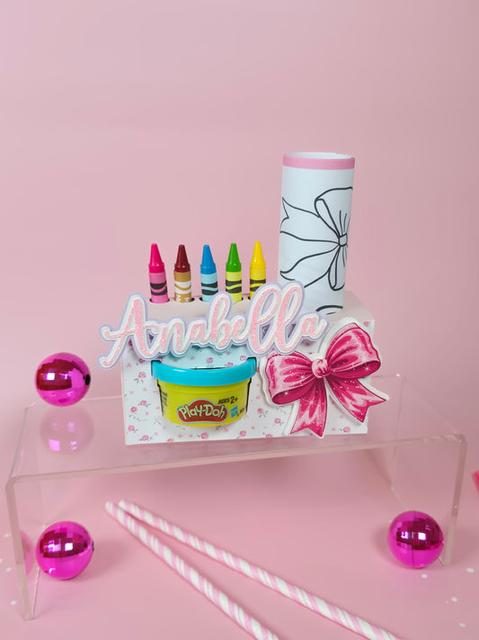 Custom theme Activity Box, Custom party favor