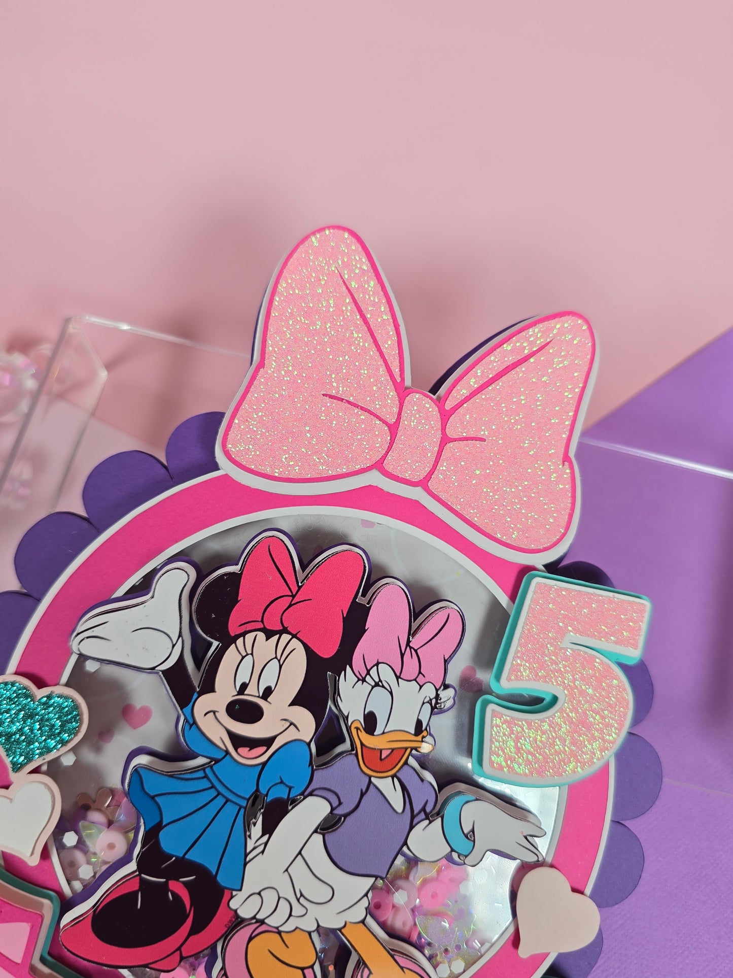 Minnie and Daisy Cake topper, Minnie Cake topper, Daisy cake topper, Minnie and Daisy birthday