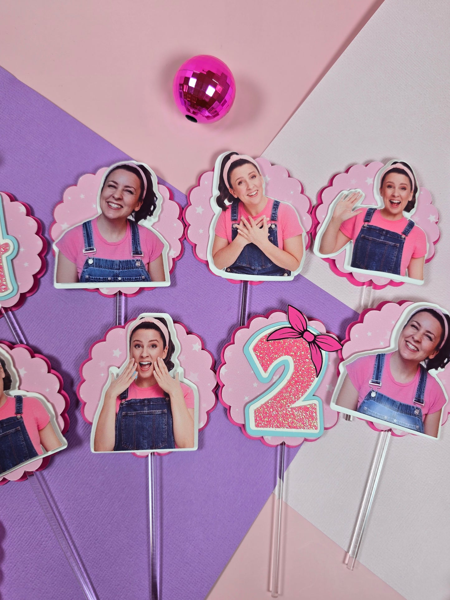 Ms Rachel Cupcake Topper, Ms Rachel cupcake decor, Ms Rachel birthday
