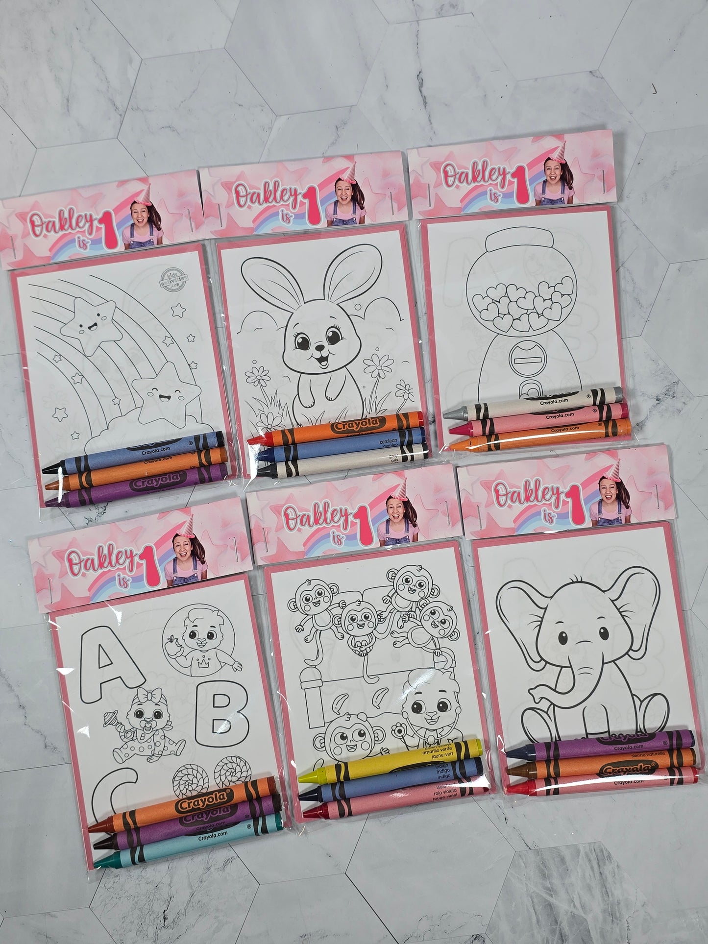 Ms Rachel Coloring books, Ms Rachel party favors