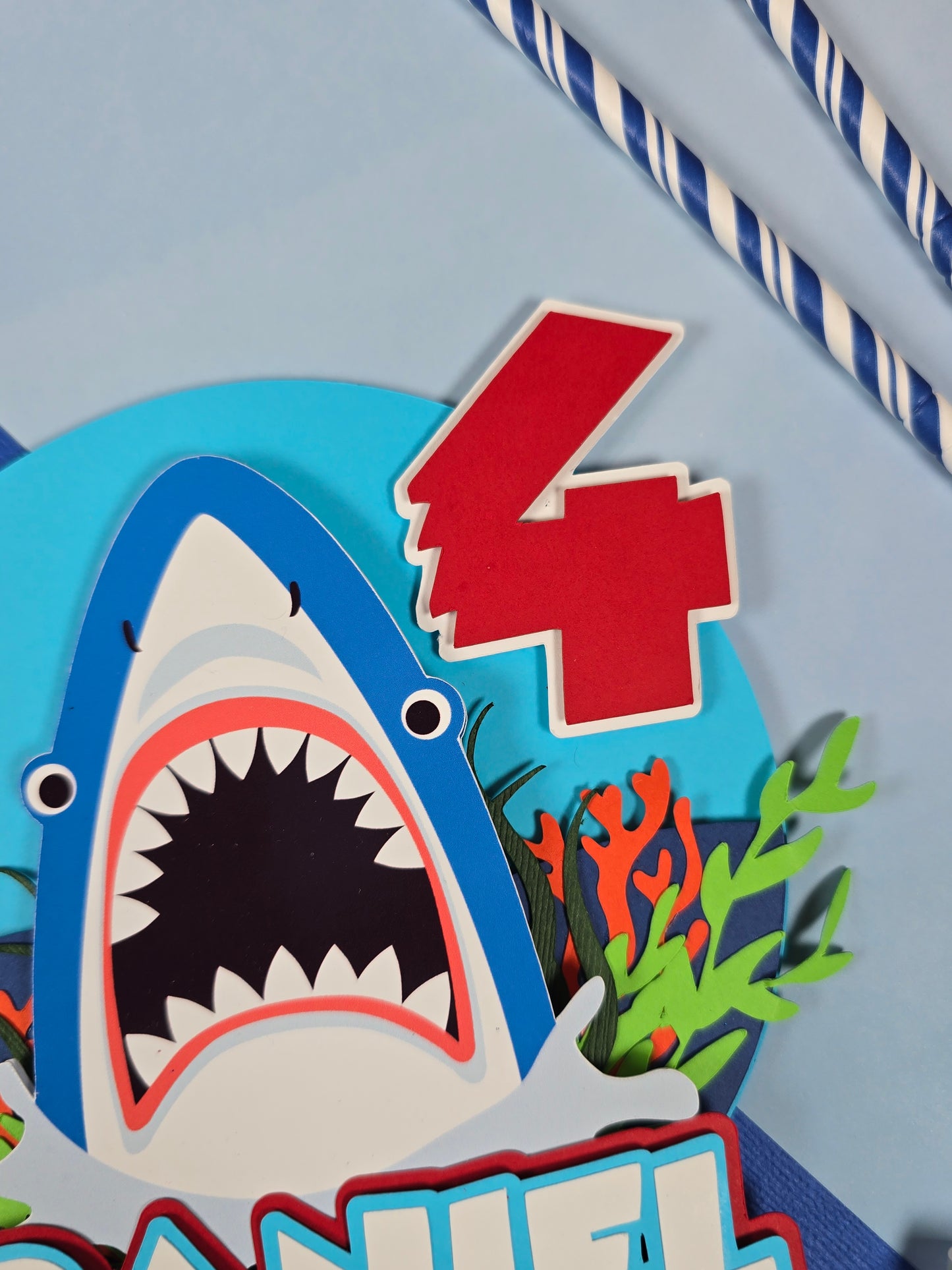 Shark Cake topper, Shark cake decor, Sharks birthday party