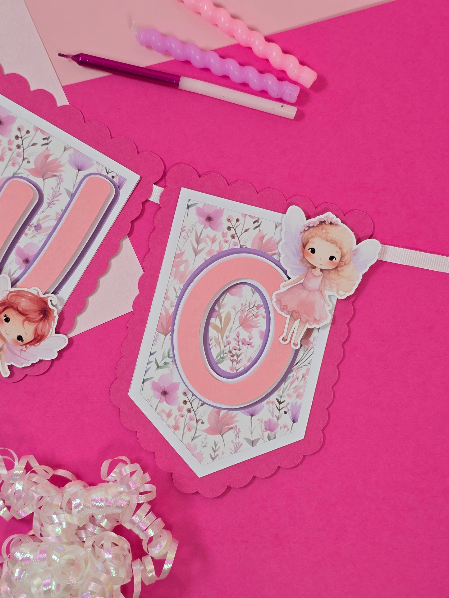 Fairy high chair banner, Fairy banner, Fairy Garden banner