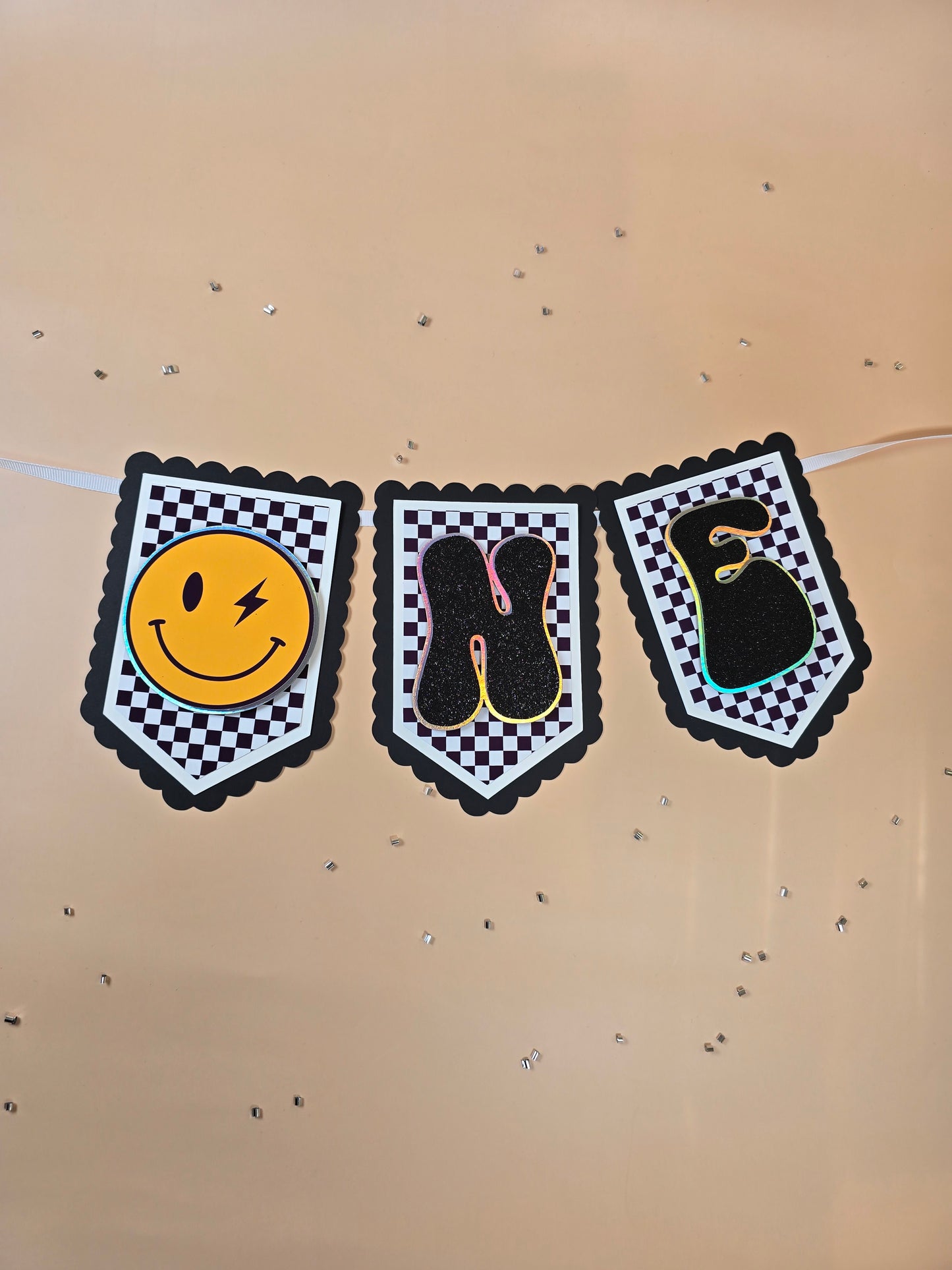 One Happy Dude high chair banner, One cool dude banner, One happy dude banner