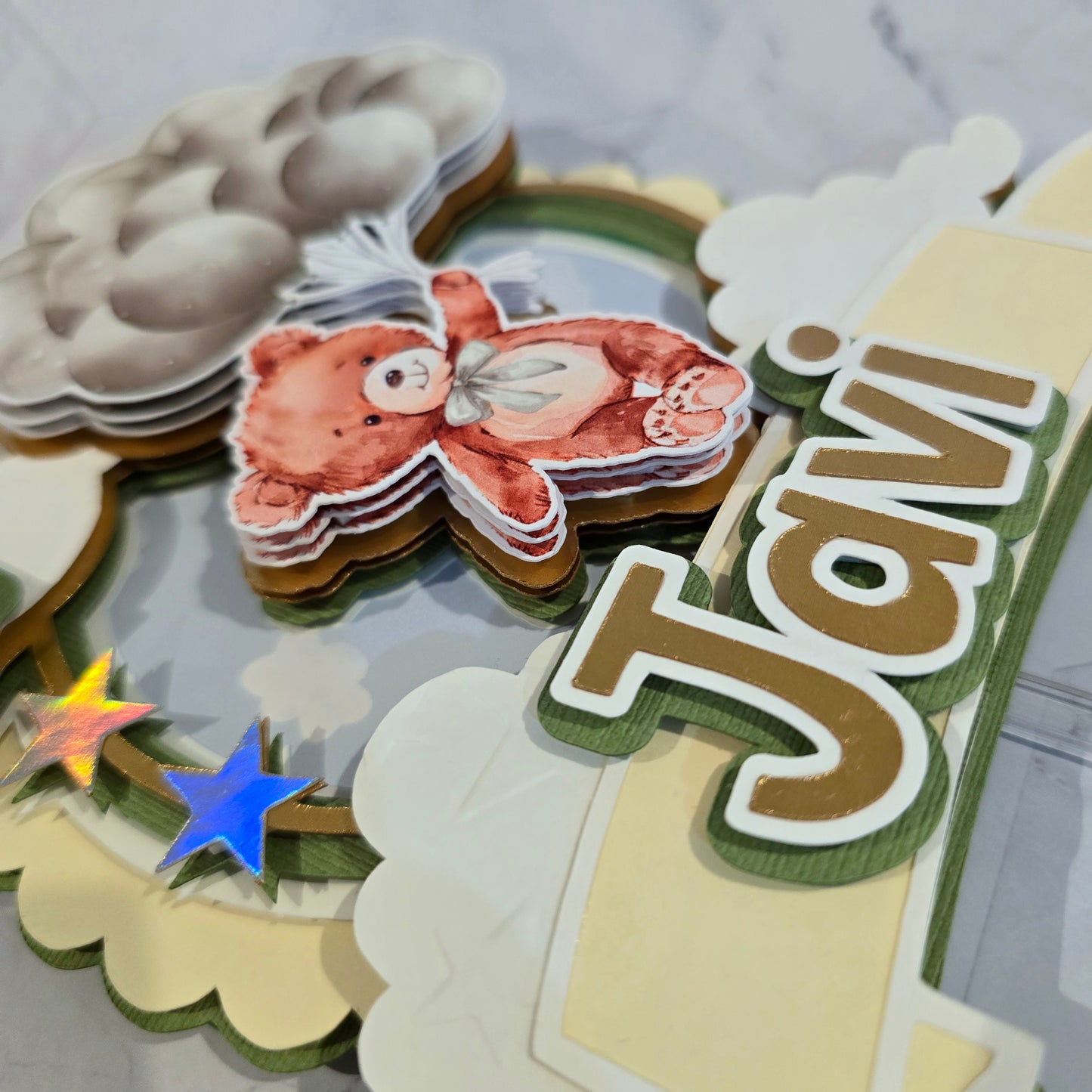 Teddy Bear Cake topper, Teddy Bear birthday party