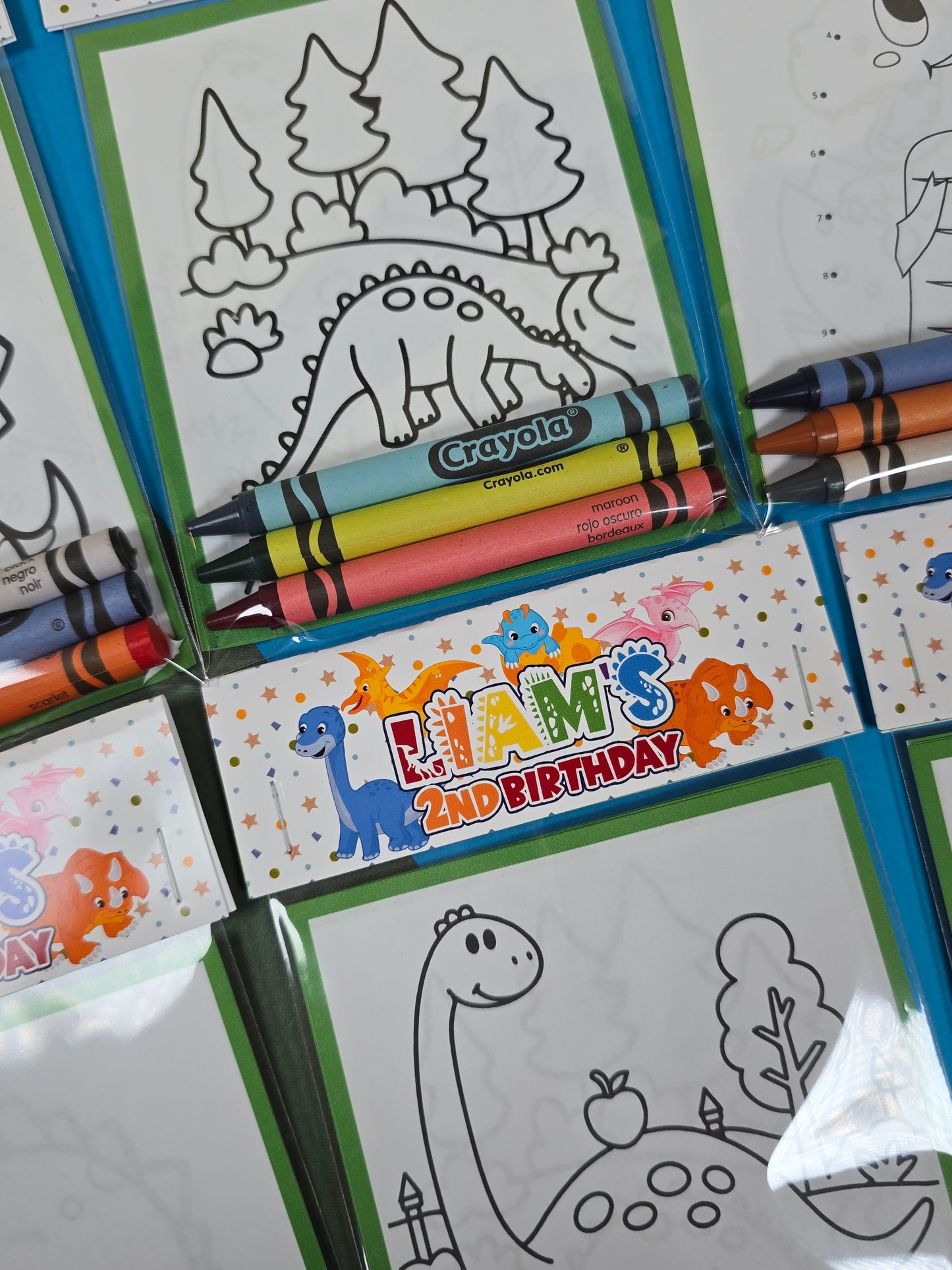 Dinosaurs Coloring books, Dinosaurs party favors