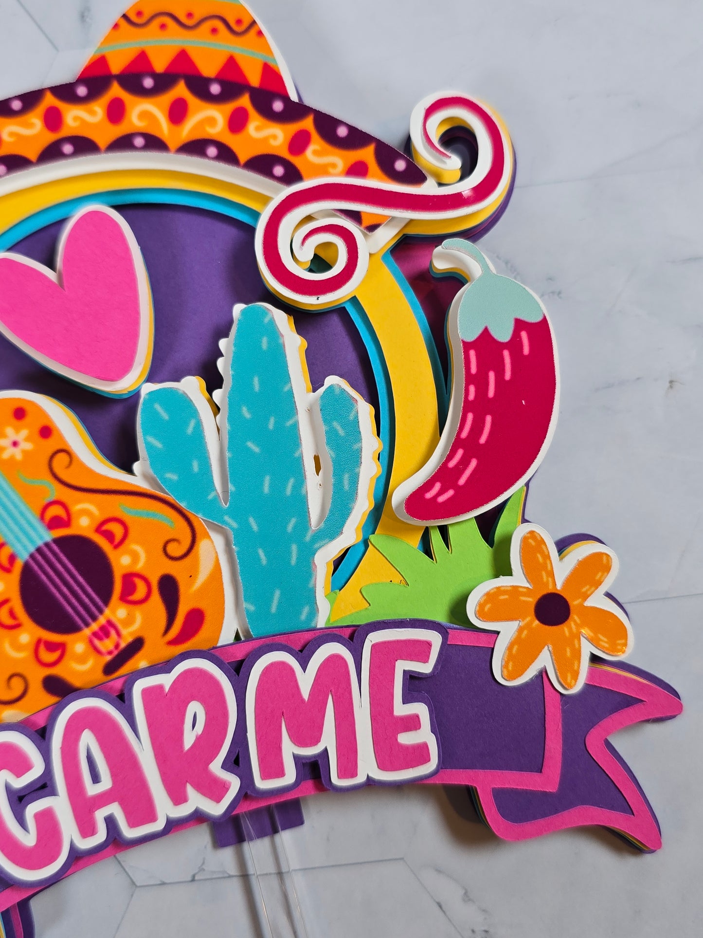 Mexican fiesta cake topper, Fiesta Cake topper,