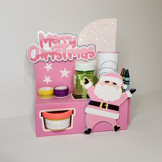 Santa Claus Activity Box, Christmas activity box, Santa  party favor Christmas party favor