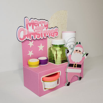 Santa Claus Activity Box, Christmas activity box, Santa  party favor Christmas party favor