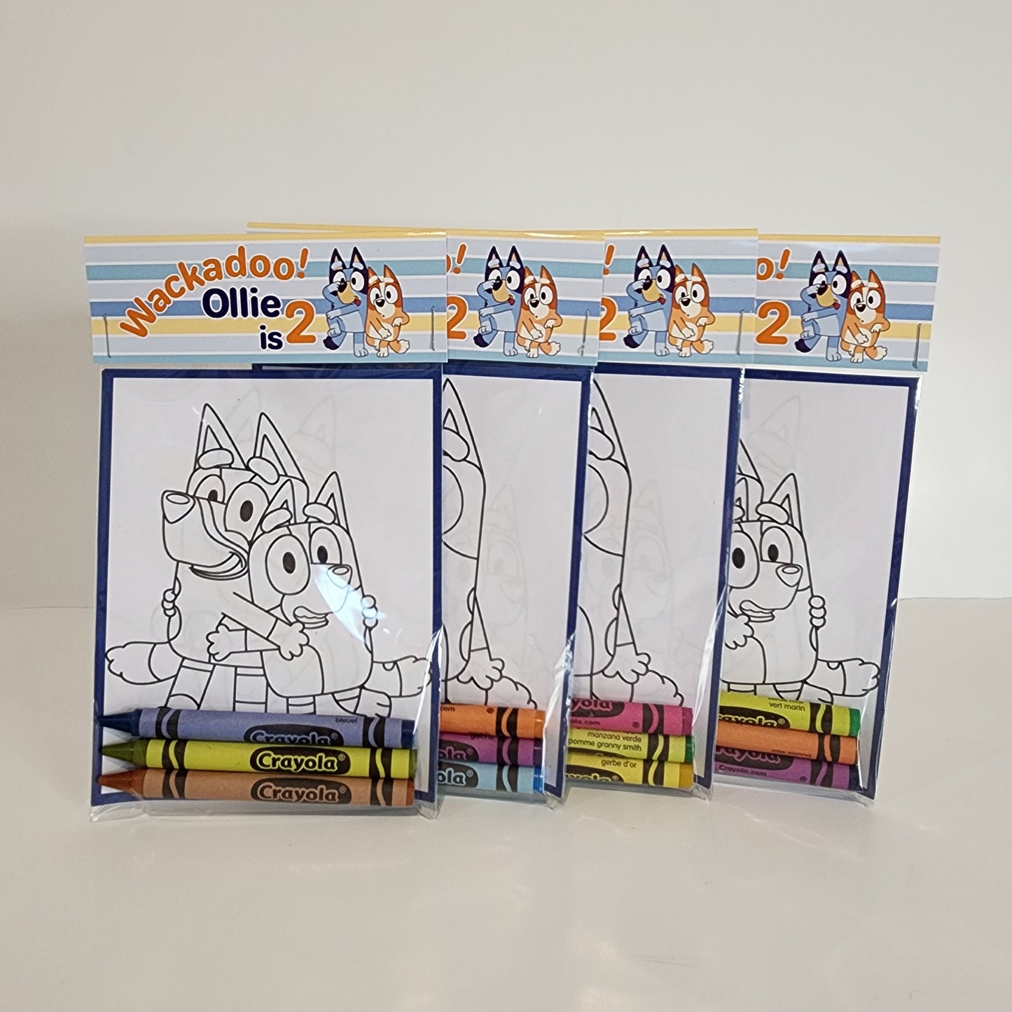 Bluey Coloring books, Bluey party favors, Bluey birthday