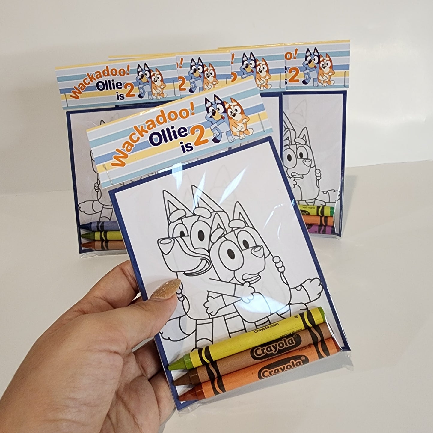 Bluey Coloring books, Bluey party favors, Bluey birthday
