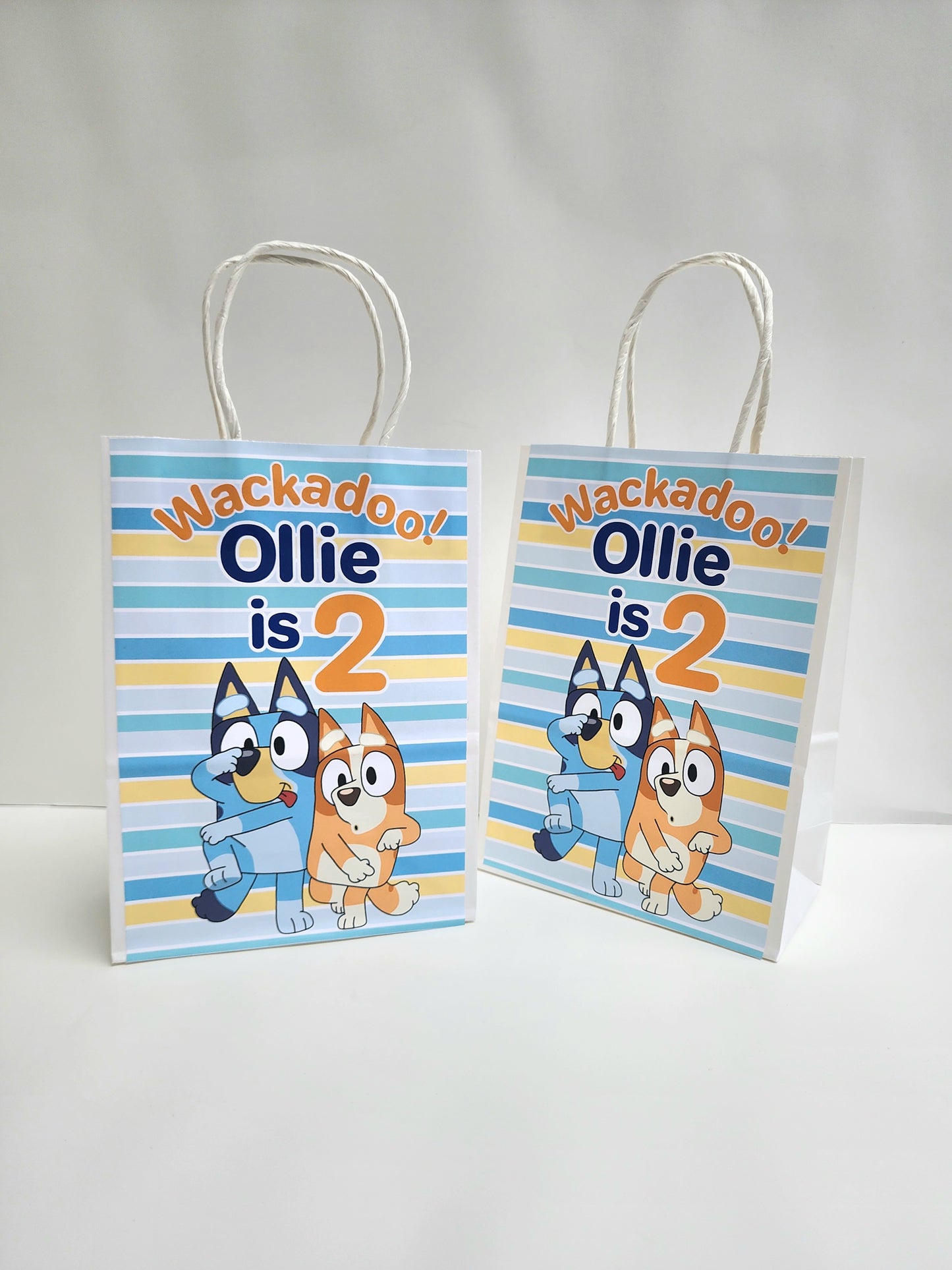 Bluey Goodie bags, Bluey gody bags, Bluey party theme