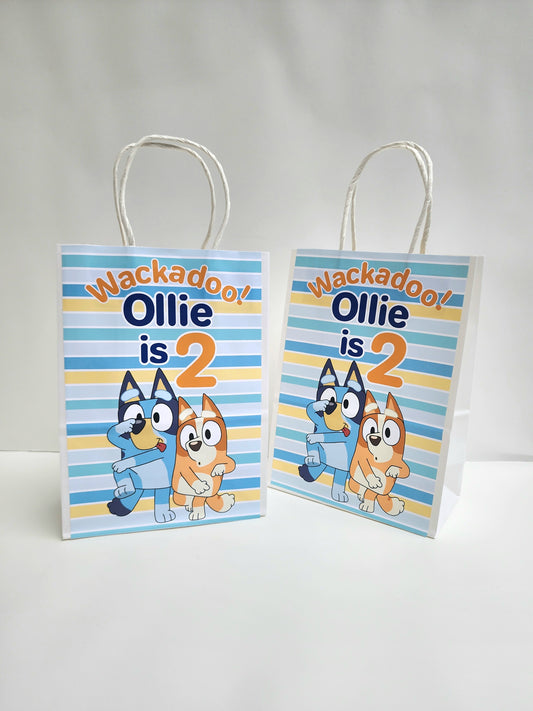 Bluey Goodie bags, Bluey gody bags, Bluey party theme
