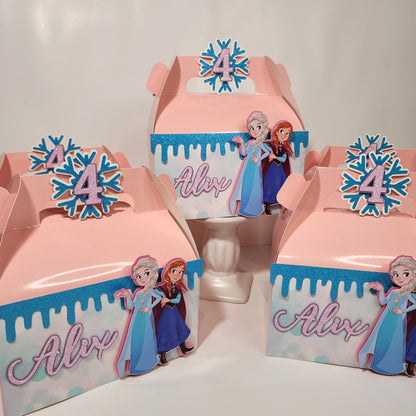 Frozen Gable boxes, Frozen party favors , Frozen birthday