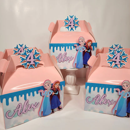 Frozen Gable boxes, Frozen party favors , Frozen birthday