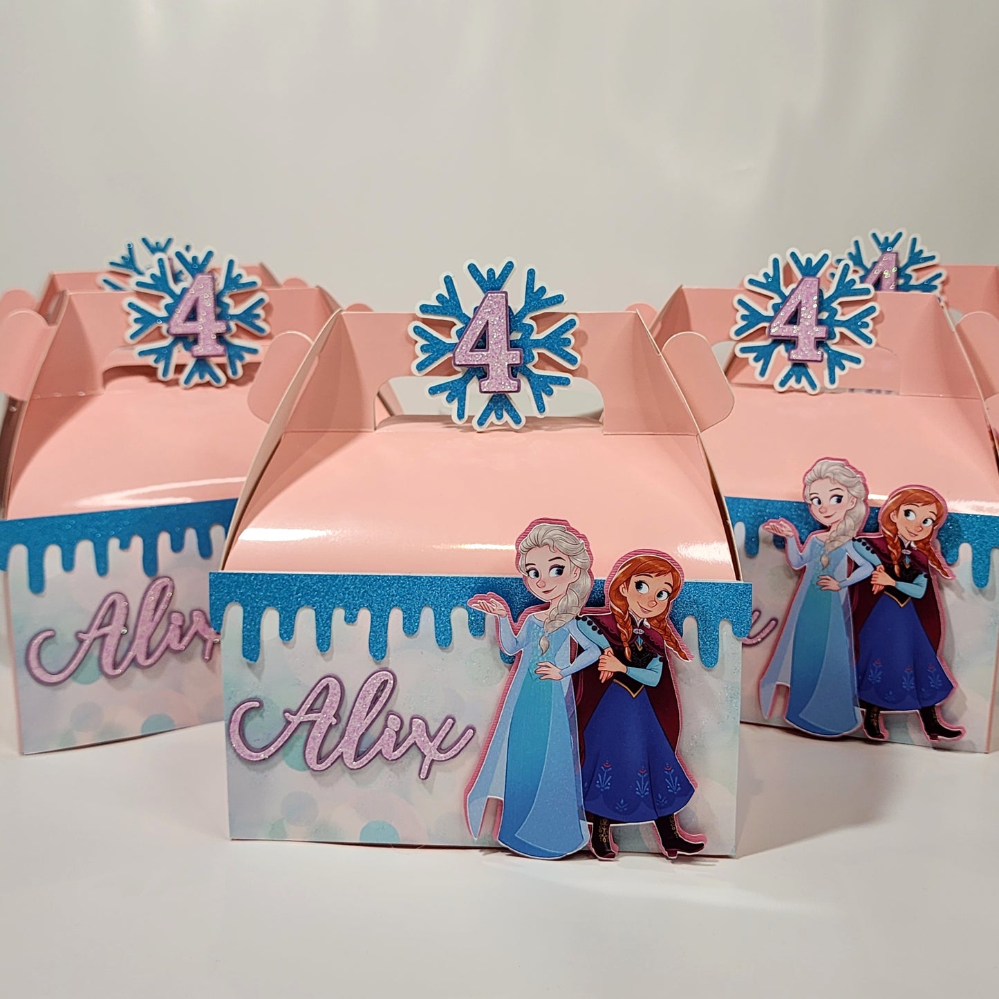 Frozen Gable boxes, Frozen party favors , Frozen birthday