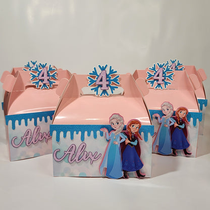 Frozen Gable boxes, Frozen party favors , Frozen birthday