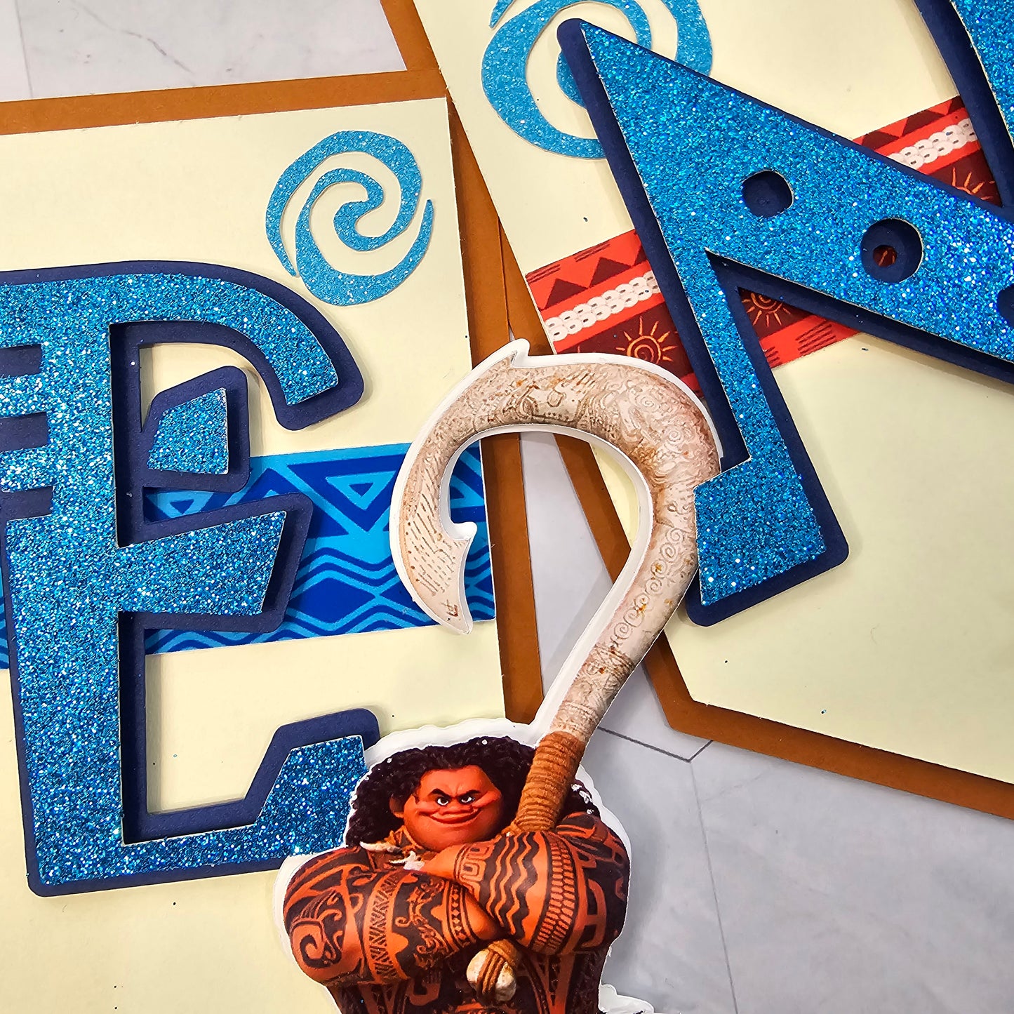 Vaiana banner, Vaiana theme banner,Vaiana party decoration, Vaiana banner