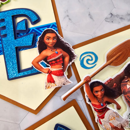 Vaiana banner, Vaiana theme banner,Vaiana party decoration, Vaiana banner