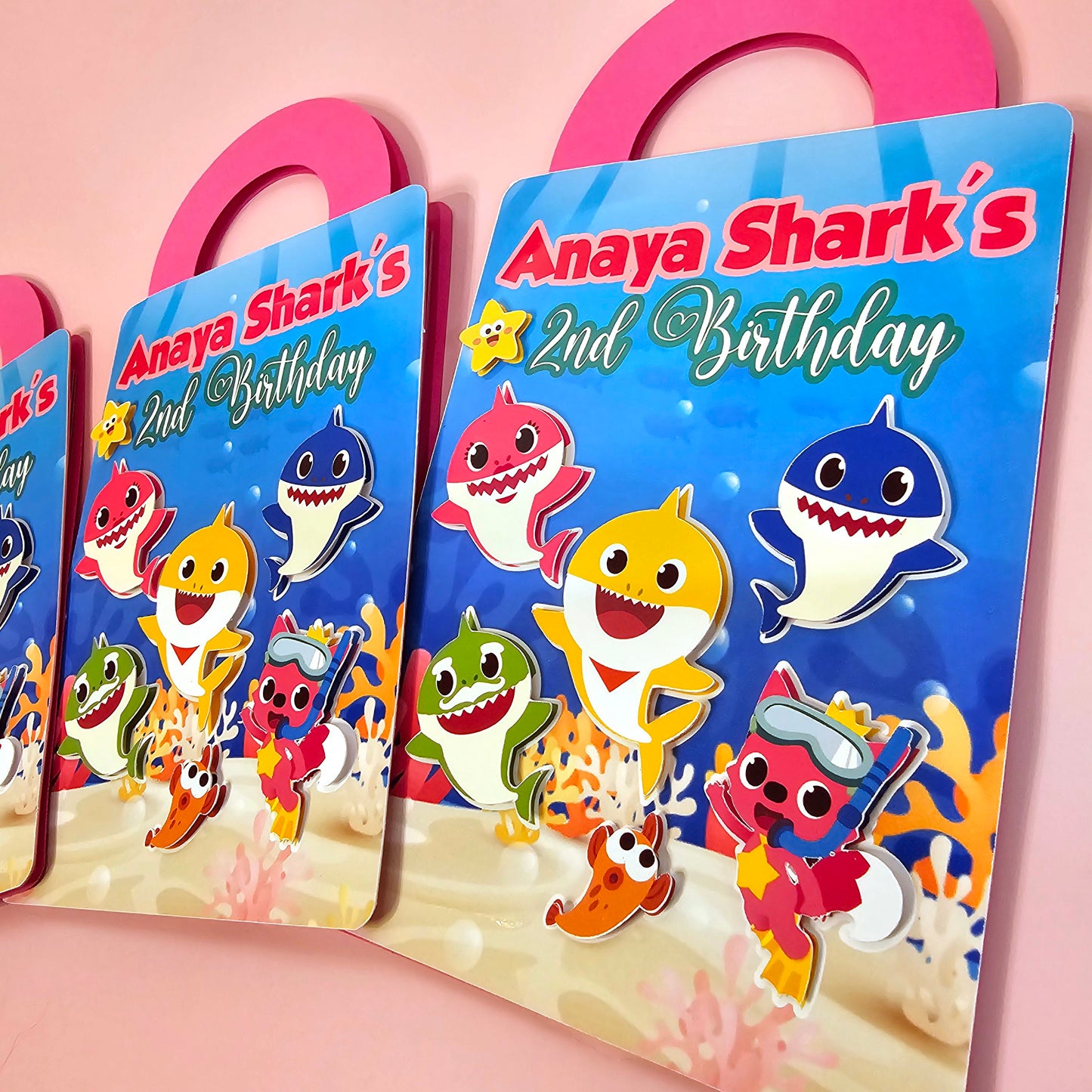 Baby Shark coloring suite case + stickers, Baby shark party favors,Baby shark coloring