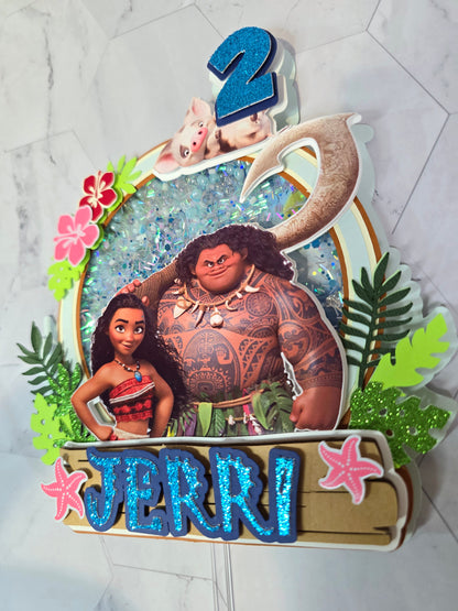 Vaiana Cake topper, Vaiana theme party, Vaiana party theme