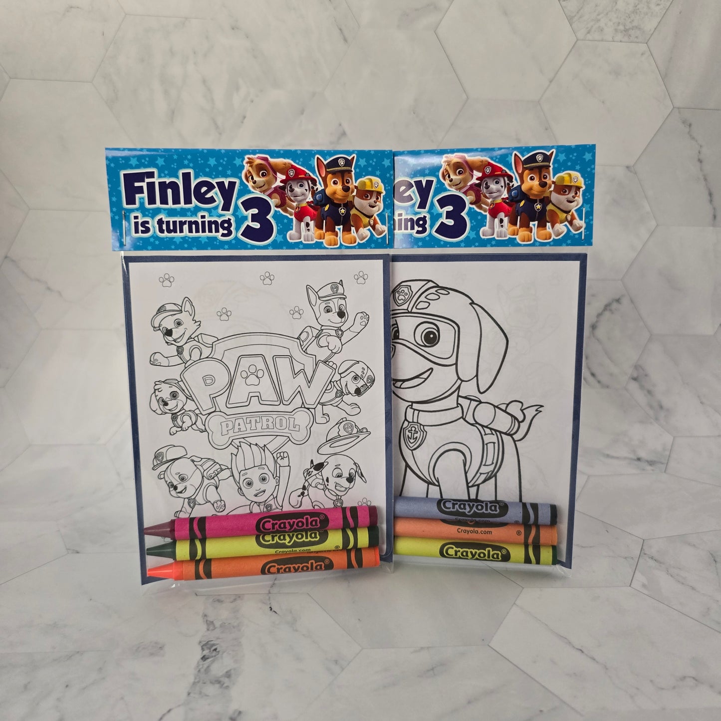 Paw Patrol Coloring books, Paw Patrol party favors, Paw Patrol birthday