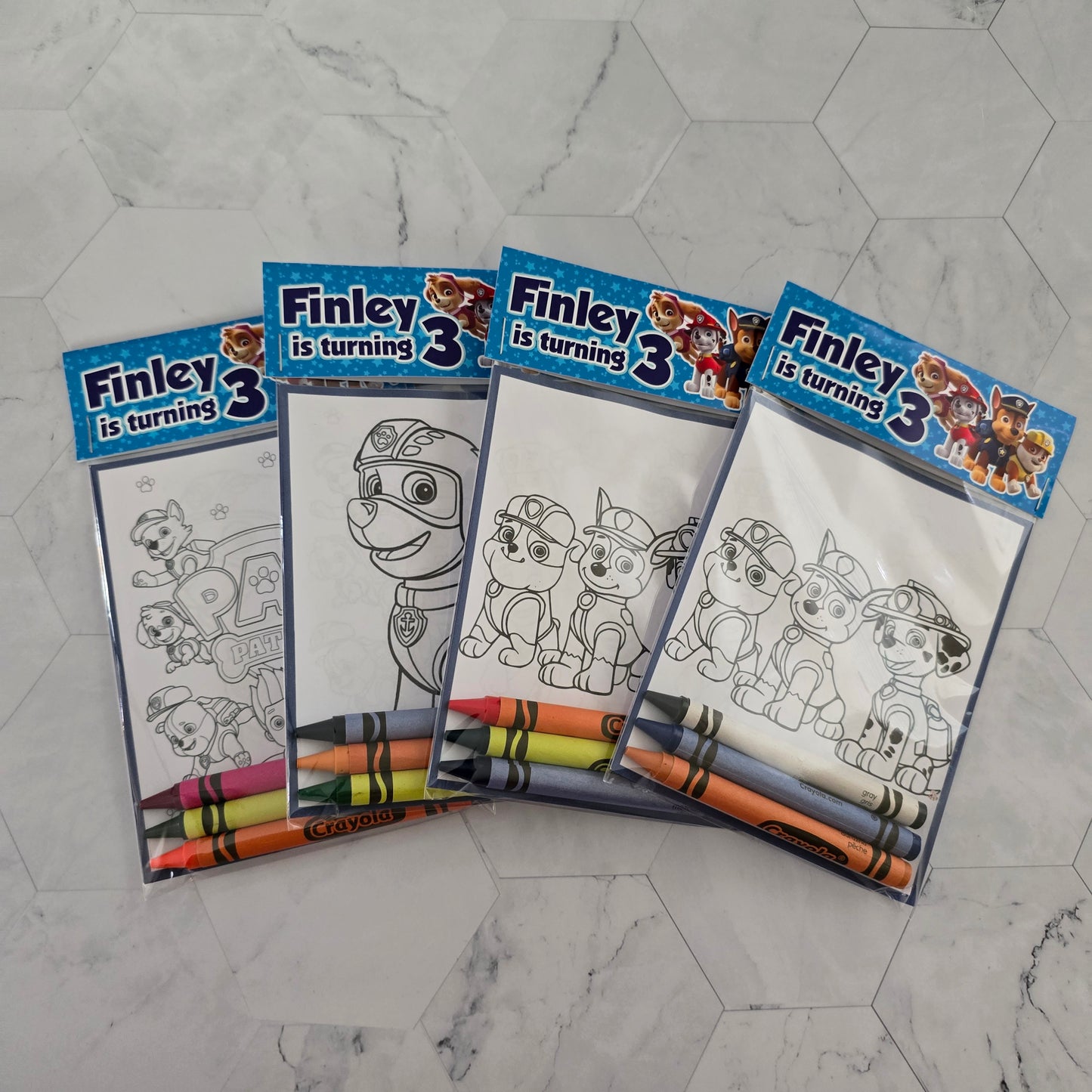 Paw Patrol Coloring books, Paw Patrol party favors, Paw Patrol birthday