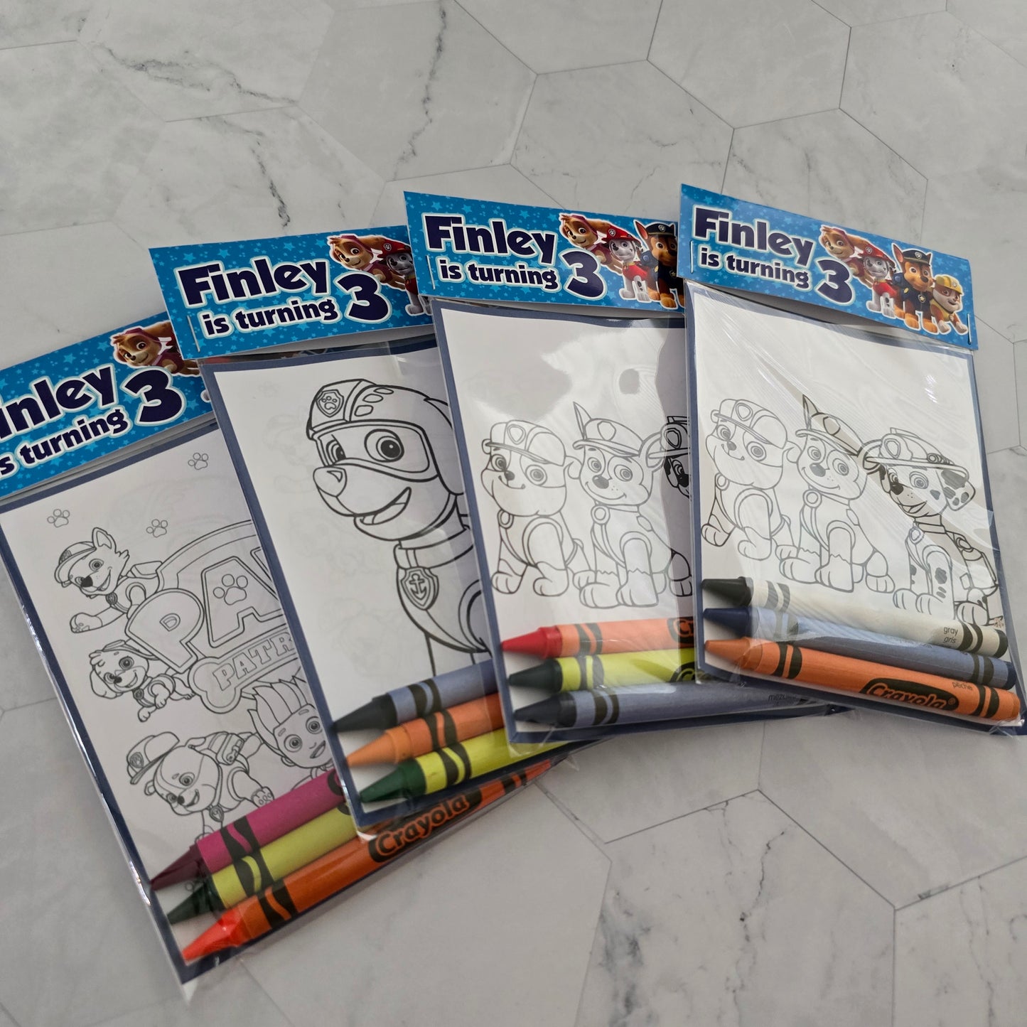 Paw Patrol Coloring books, Paw Patrol party favors, Paw Patrol birthday