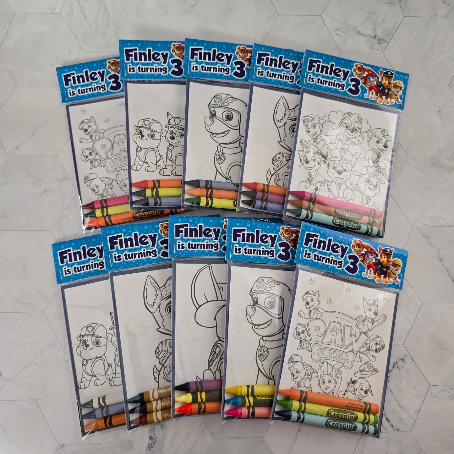 Paw Patrol Coloring books, Paw Patrol party favors, Paw Patrol birthday