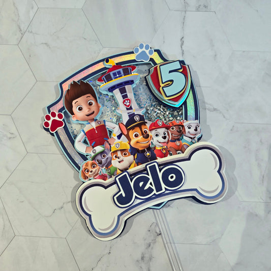 Paw Patrol Cake topper, Dogs Cake topper, Paw patrol cake topper