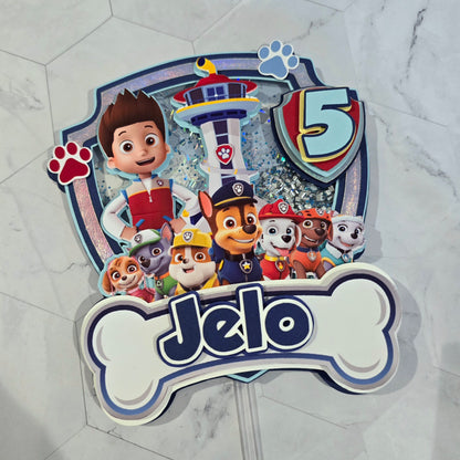 Paw Patrol Cake topper, Dogs Cake topper, Paw patrol cake topper