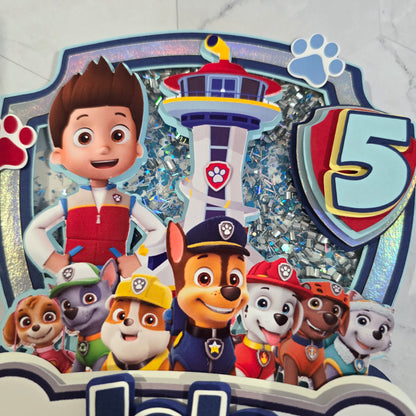 Paw Patrol Cake topper, Dogs Cake topper, Paw patrol cake topper