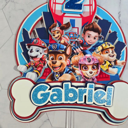 Paw Patrol Cake topper, Dogs Cake topper, Paw patrol cake topper