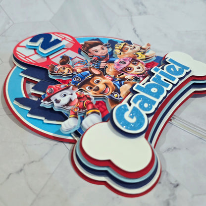 Paw Patrol Cake topper, Dogs Cake topper, Paw patrol cake topper