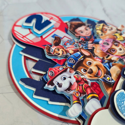 Paw Patrol Cake topper, Dogs Cake topper, Paw patrol cake topper