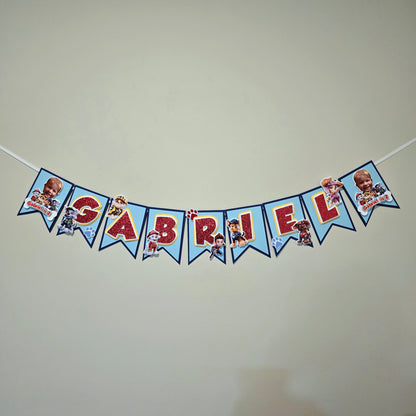 Paw Patrol banner, Paw Patrol theme banner, Paw Patrol party decoration