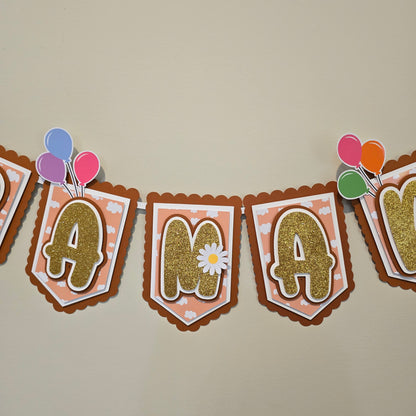 Bluey banner, Bluey theme banner, Bluey party decoration, Bluey girly banner