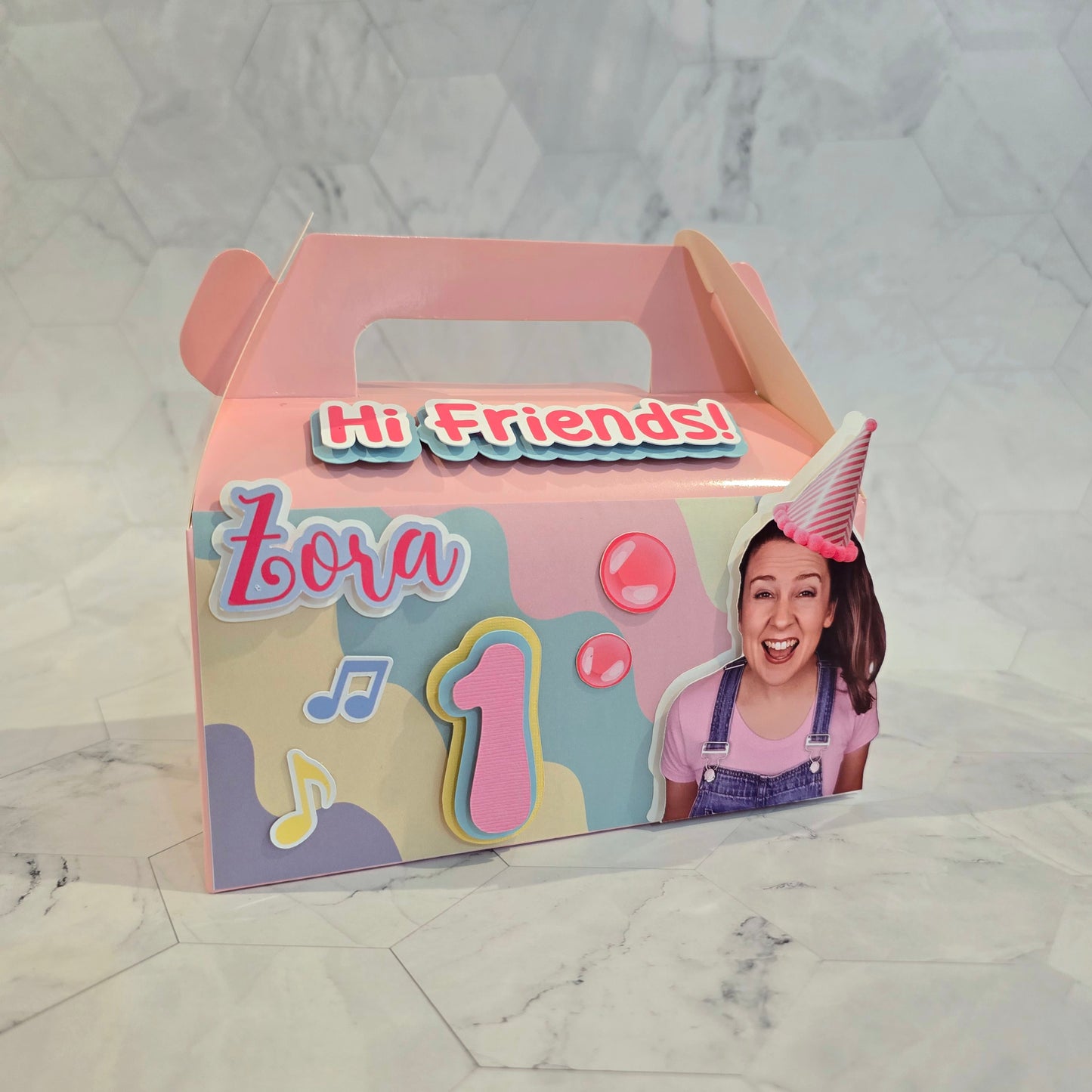 Ms Rachel Gable boxes, Ms Rachel party favors , Ms Rachel birthday