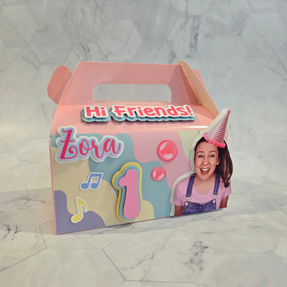 Ms Rachel Gable boxes, Ms Rachel party favors , Ms Rachel birthday