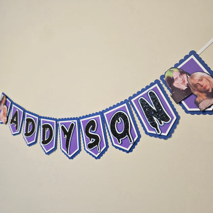 Billie Eilish banner, Billie Eilish theme banner, Billie Eilish party decoration, Billie Eilish banner