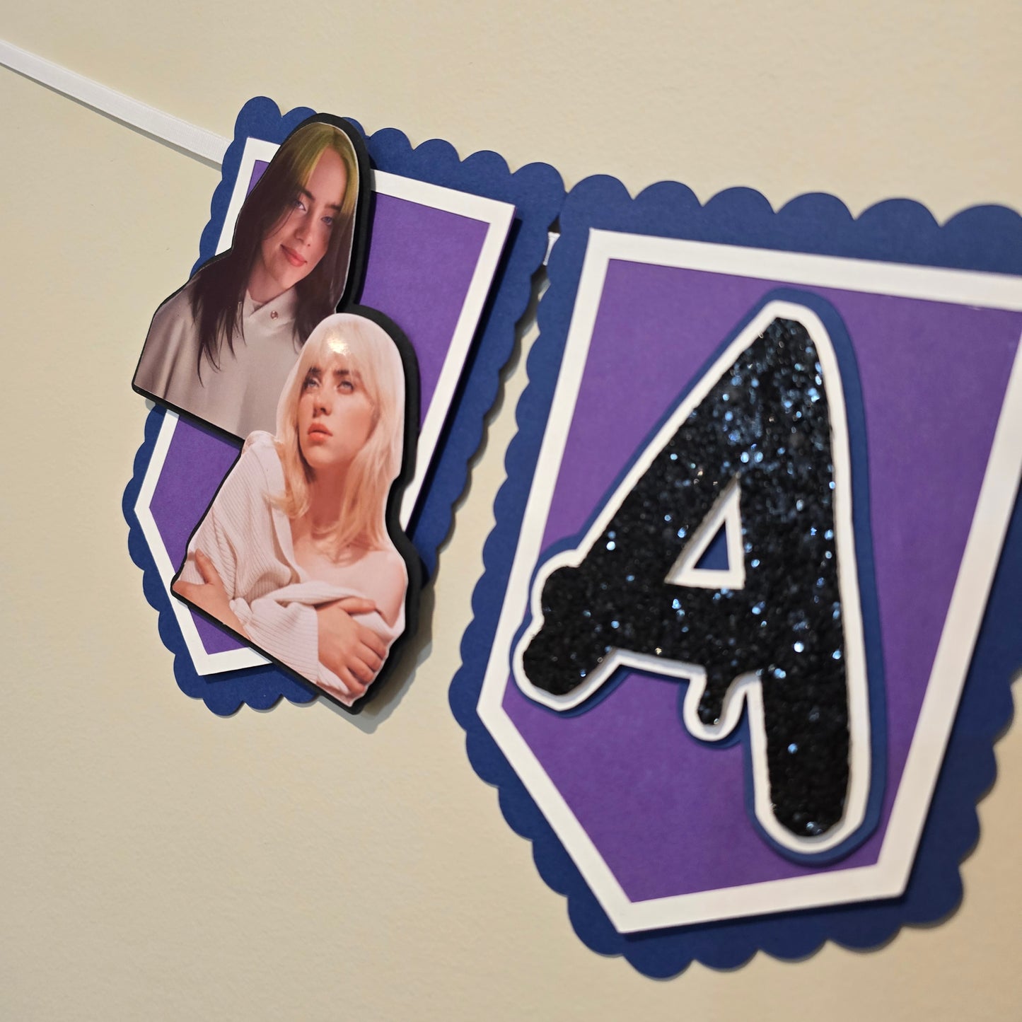 Billie Eilish banner, Billie Eilish theme banner, Billie Eilish party decoration, Billie Eilish banner