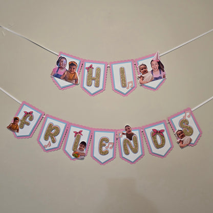 Ms Rachel banner, Ms Rachel theme banner,Ms Rachel party decoration, Hi Friends banner