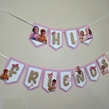 Ms Rachel banner, Ms Rachel theme banner,Ms Rachel party decoration, Hi Friends banner