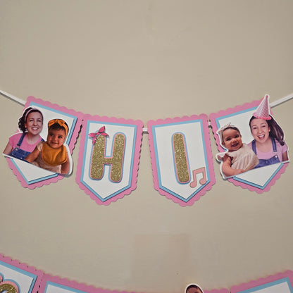 Ms Rachel banner, Ms Rachel theme banner,Ms Rachel party decoration, Hi Friends banner